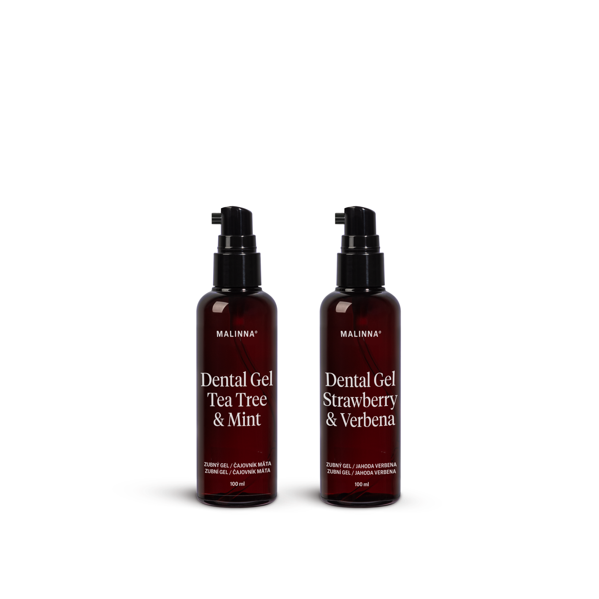 MALINNA Family Dental Duo – balenie dvoch prírodných zubných gélov pre celú rodinu