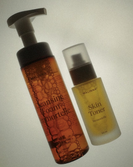 Limitovaná edícia Skin Toner Immortelle a Cleansing Foam Immortelle