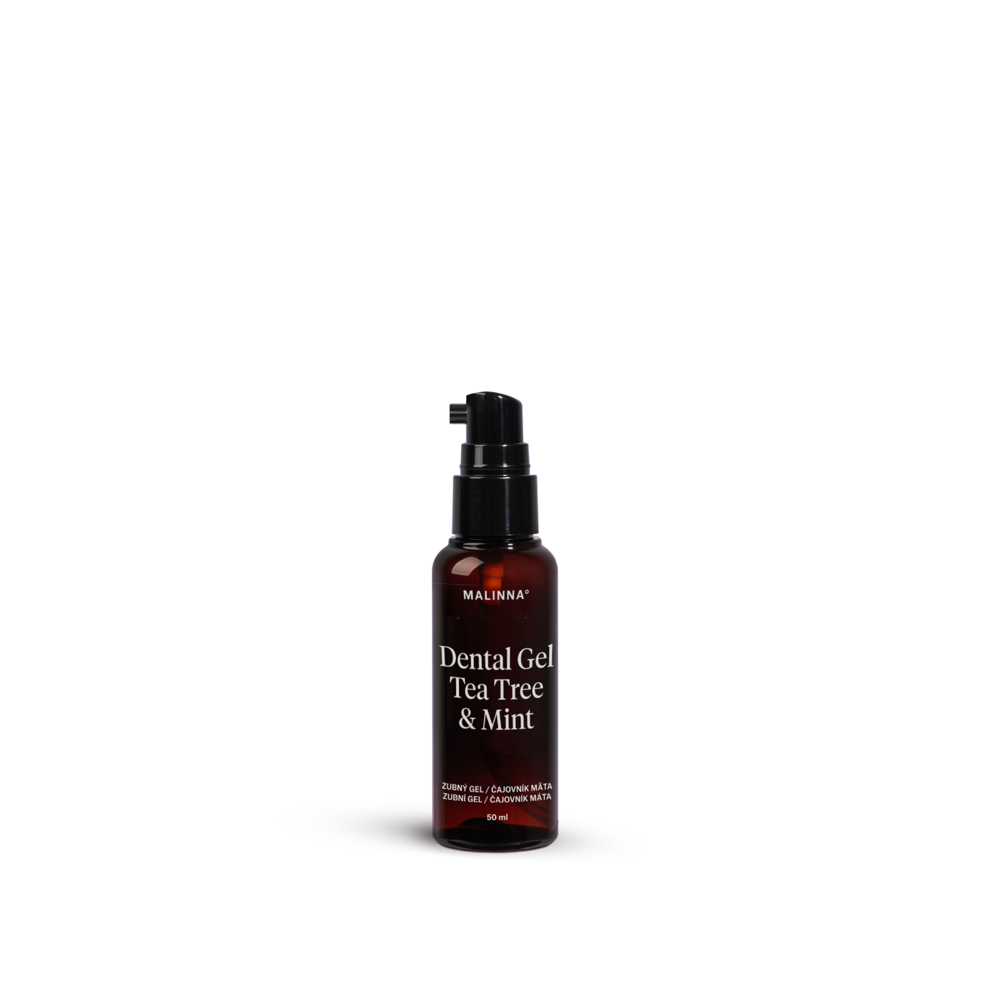 MALINNA Dental Gel Tea Tree & Mint – prírodný zubný gél s osviežujúcim a čistiacim účinkom