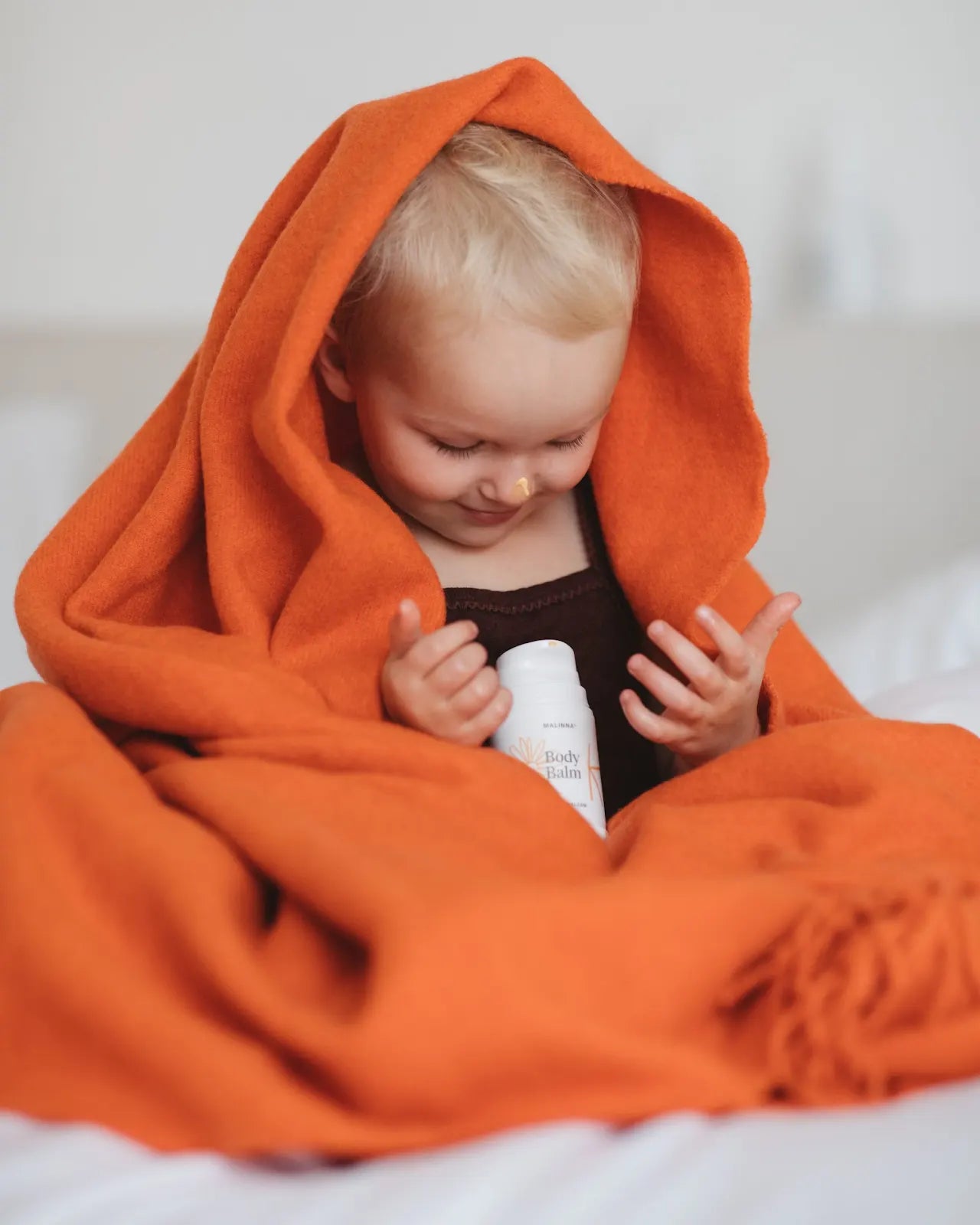 Dieta s MALINNA Body Balm zakryté dekou