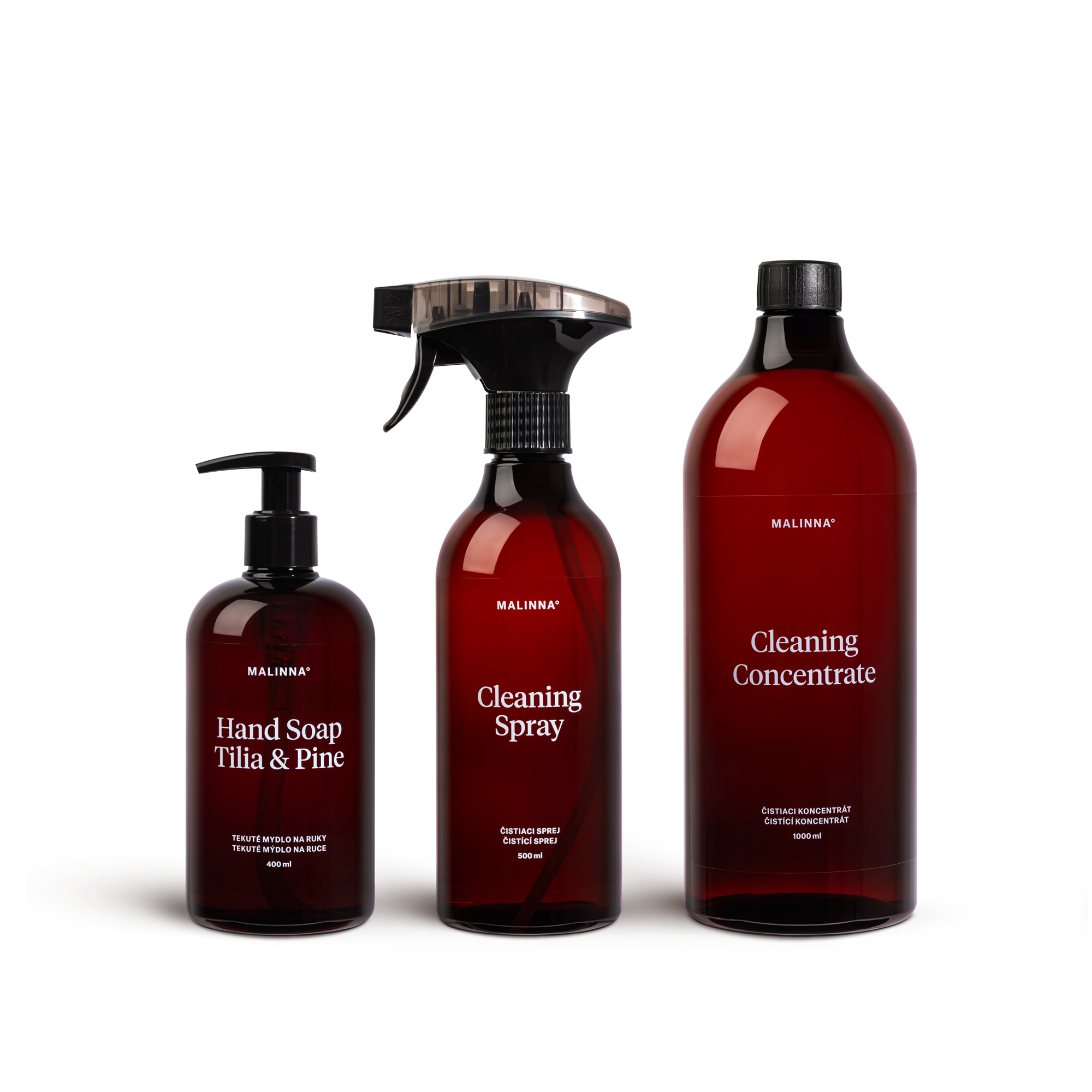 MALINNA Purify Set Tilia & Pine – sada prírodných mydiel a čističov